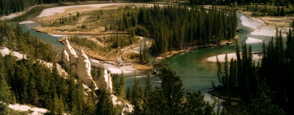 Schlucht im Nationalpark Banff